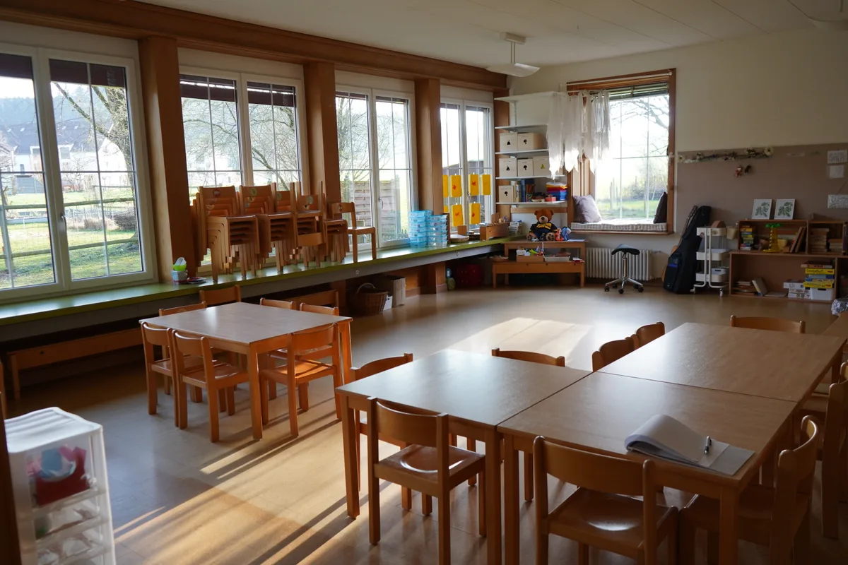 Innenraum im Kindergarten an der Hintergasse.